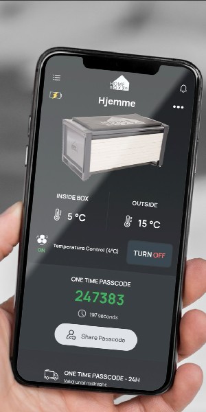Homeboxx Active - kjøleskapstemperatur