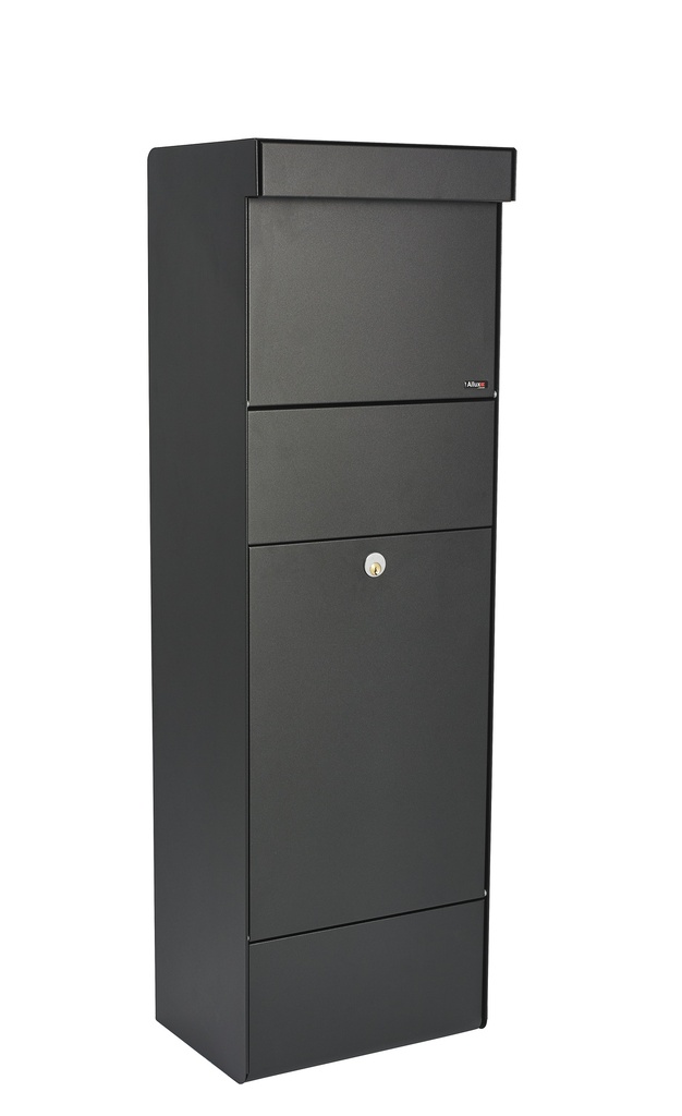 [800153] Pakkepostkasse Allux Grundform, sort