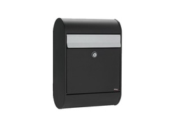 [800163-NY] Postkasse Allux 5000, sort/grå