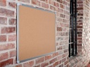Korktavle 120x90 m/aluramme - kork
