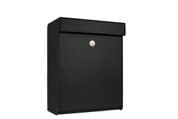 [800101] Postkasse Allux Grundform, sort