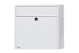 [507000-NY] Postkasse Solid, hvit