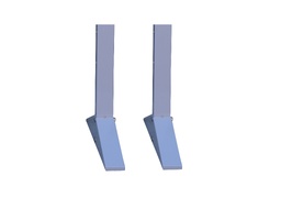 [66001] Fot for Flexi stativ, grå (pakke á 2 stk)